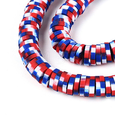 Handmade Polymer Clay Beads Strands CLAY-ZX008-08C-1