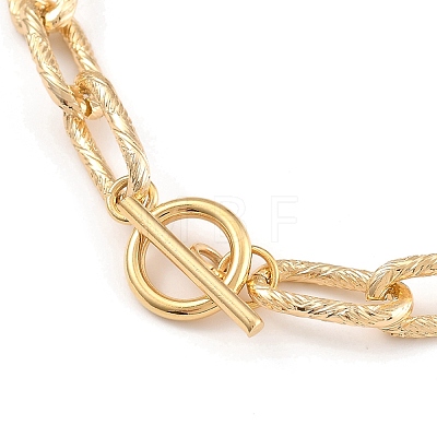 Transparent Acrylic & Aluminum Paperclip Chain Necklaces NJEW-JN02959-02-1