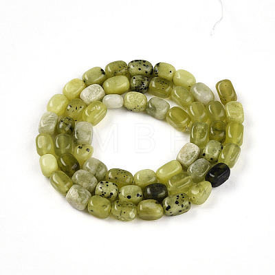 Natural Xiuyan Jade Beads Strands G-N346-04A-12-1