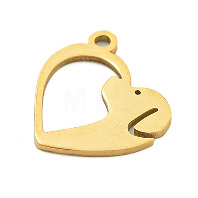 Ion Plating(IP) 201 Stainless Steel Charms STAS-M015-01G-1