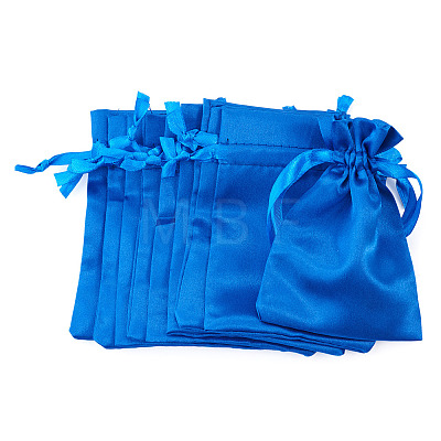 10Pcs Brocade Good Luck Fortune Drawstring Gift Blessing Bags PAAG-TADJ0001-01B-1