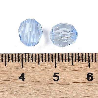 Transparent Acrylic Beads OACR-Q015-01F-1