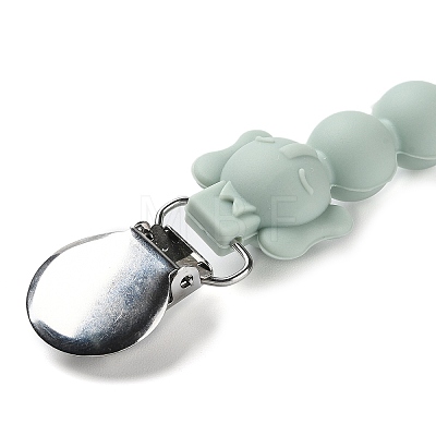 Elephant Silicone Baby Pacifier Holder Chains SIL-P004-C02-1