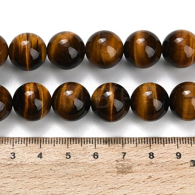 Natural Tiger Eye Beads Strands G-F173-12-14mm-1