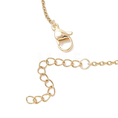 Shell Pearl Graduated Round Beaded Pendant 304 Stainless Steel Cable Chain Necklaces for Women NJEW-JN05748-1