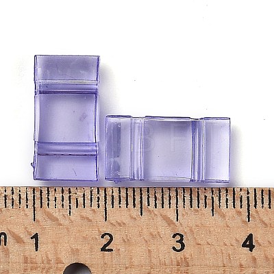 Transparent Acrylic Carrier Beads PL873Y-12-1