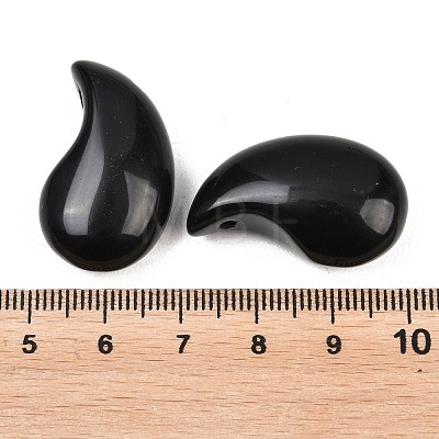 Natural Obsidian Pendants G-B195-03H-1