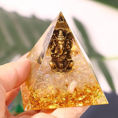 Orgonite Pyramid Resin Energy Generators PW-WG10854-03-1