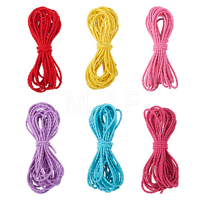 30M 6 Colors Polyester Elastic Cords EC-TA0001-07E-1