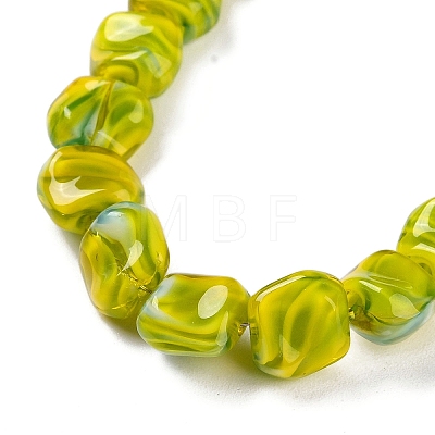 Handmade Milleflori Glass Beads Strands LAMP-M018-01A-02-1