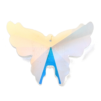 Electroplated Glass Big Pendants GLAA-G122-04B-1