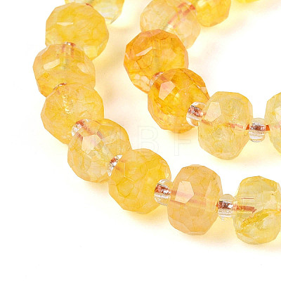 Heated Natural Citrine Beads Strands G-T144-A01-12-1