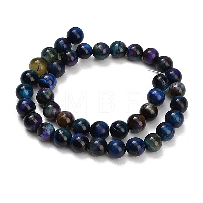 Natural Tiger Eye Beads Strands LS-G-B133-A02-10mm-09-1