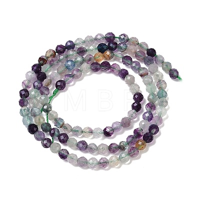 Natural Fluorite Beads Strands G-A252-A01-02-1