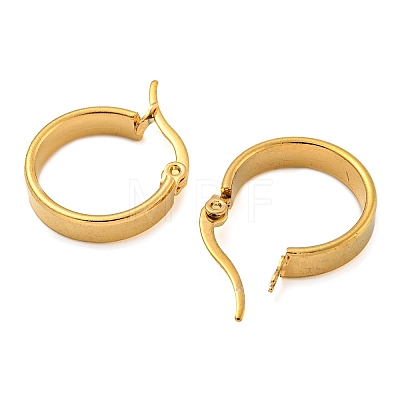 PVD Vacuum Plating 202 Stainless Steel Hoop Earring EJEW-H003-35G-01-1