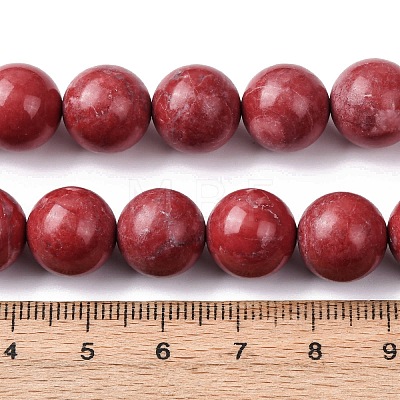 Natural Howlite Beads Strands G-H343-D06-12mm-A-1