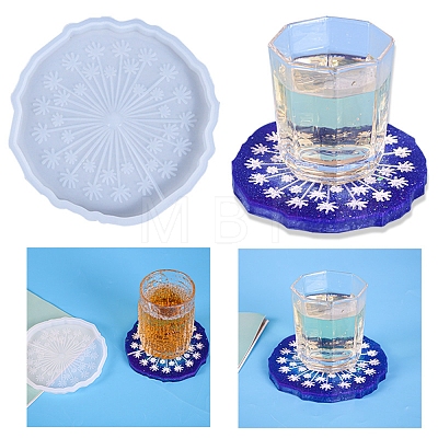 DIY Dandelion Cup Mat Silicone Molds SIMO-PW0001-114-1