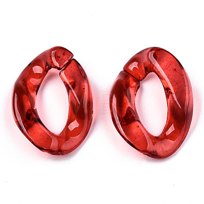 Transparent Acrylic Linking Rings OACR-S036-001A-J05-1