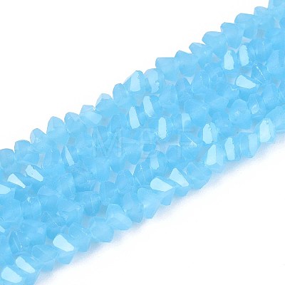 Imitation Jade Glass Beads Strands GLAA-N020-4mm-33-1