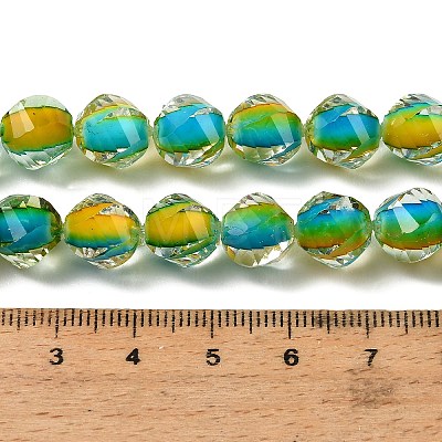 Two Tone Resin Beads Strands GLAA-T035-02A-1