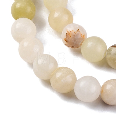 Natural Afghan Jade Beads Strands G-B130-8mm-01-1