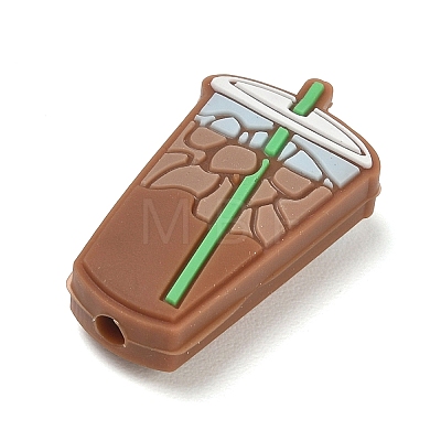 Coffee Theme Silicone Beads SL-CBACE28-01C-1