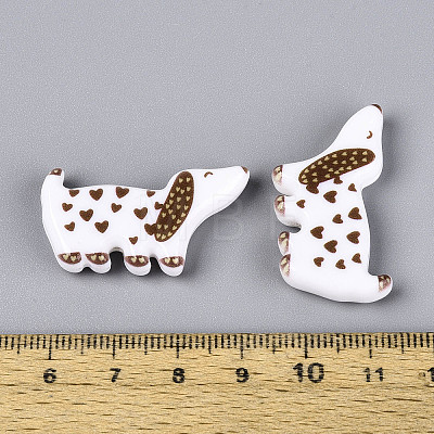 Printed Opaque Resin Beads RESI-N043-04B-1