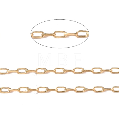 Brass Cable Chains CHC-M023-14G-1