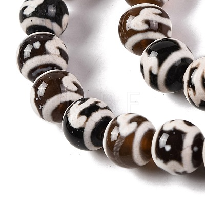 Tibetan Style dZi Beads G-U006-06F-02-1