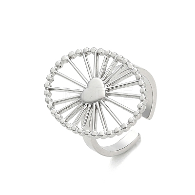 304 Stainless Steel Cuff Open Rings RJEW-T037-02P-1