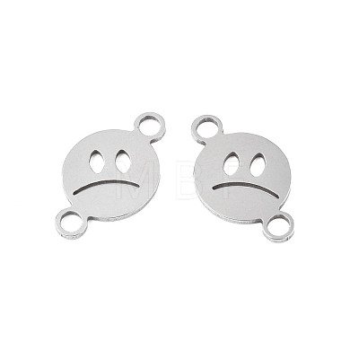 304 Stainless Steel Connector Charms STAS-N095-109-1