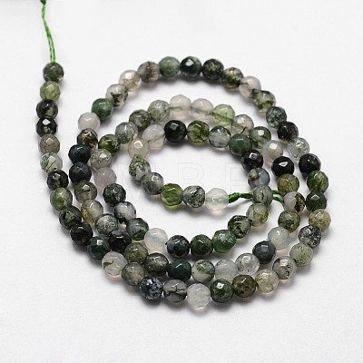 Natural Moss Agate Beads Strands X-G-D840-25-4mm-1