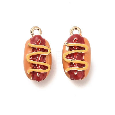 Alloy Enamel Pendants PALLOY-R155-01G-07-1