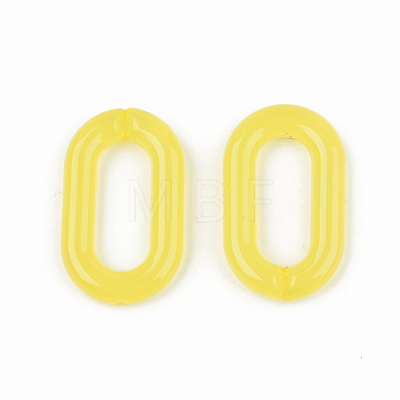 Imitation Jelly Acrylic Linking Rings OACR-T024-02-E04-1
