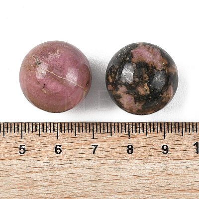 Natural Rhodonite Sphere Beads GG-D003-A06-1
