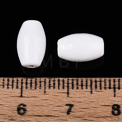 Spray Painted Schima Wood Beads WOOD-T032-29B-02-1