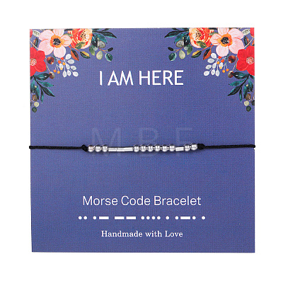 I Am Here Morse Code Bracelets FS-WG6A0C8-09-1