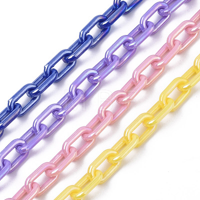 Acrylic Opaque Cable Chains PACR-N009-002-1