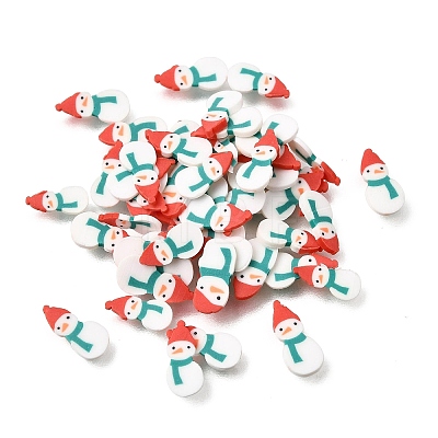 Christmas Handmade Polymer Clay Cabochons PY-CBA5A20-07A-1