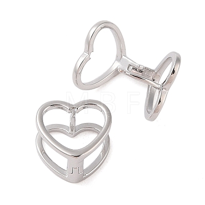 Brass Hoop Earring EJEW-Q385-05P-1