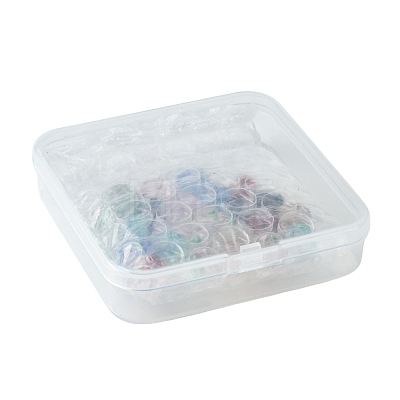 24Pcs 8 Styles Handmade Lampwork Beads LAMP-FS0001-79-1