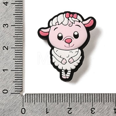 Cartoon Animal Silicone Beads SIL-S007-01E-1