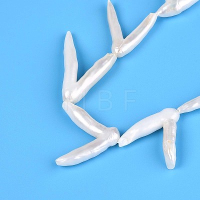 Natural Baroque Pearl Keshi Pearl Beads Strands PEAR-N021-16A-1