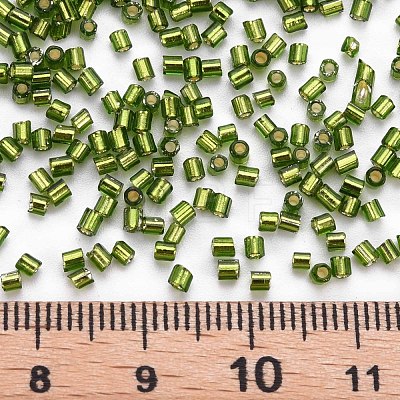 Glass Bugle Beads SEED-S032-08A-55A-1