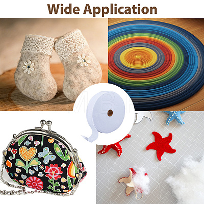 Non-woven Fabrics Ribbons SRIB-WH0011-453-1