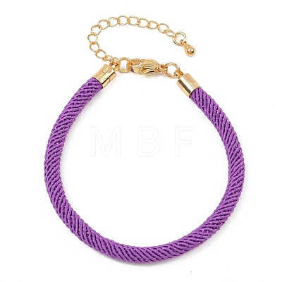 4.5MM Round Nylon Milan Cord Bracelet Making BJEW-I245-01G-41-1