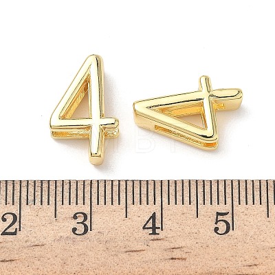 Brass Slide Charms KK-L253-15G-04-1