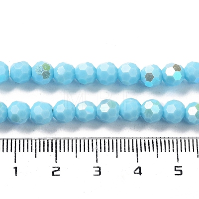 Opaque Glass Beads Strands EGLA-A035-P6mm-L08-1