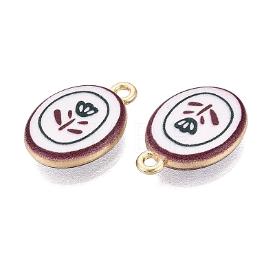 Valentine's Day Printed Alloy Pendants PALLOY-SZC0008-05E-1