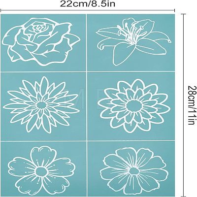 Self-Adhesive Silk Screen Printing Stencil DIY-WH0173-034-1